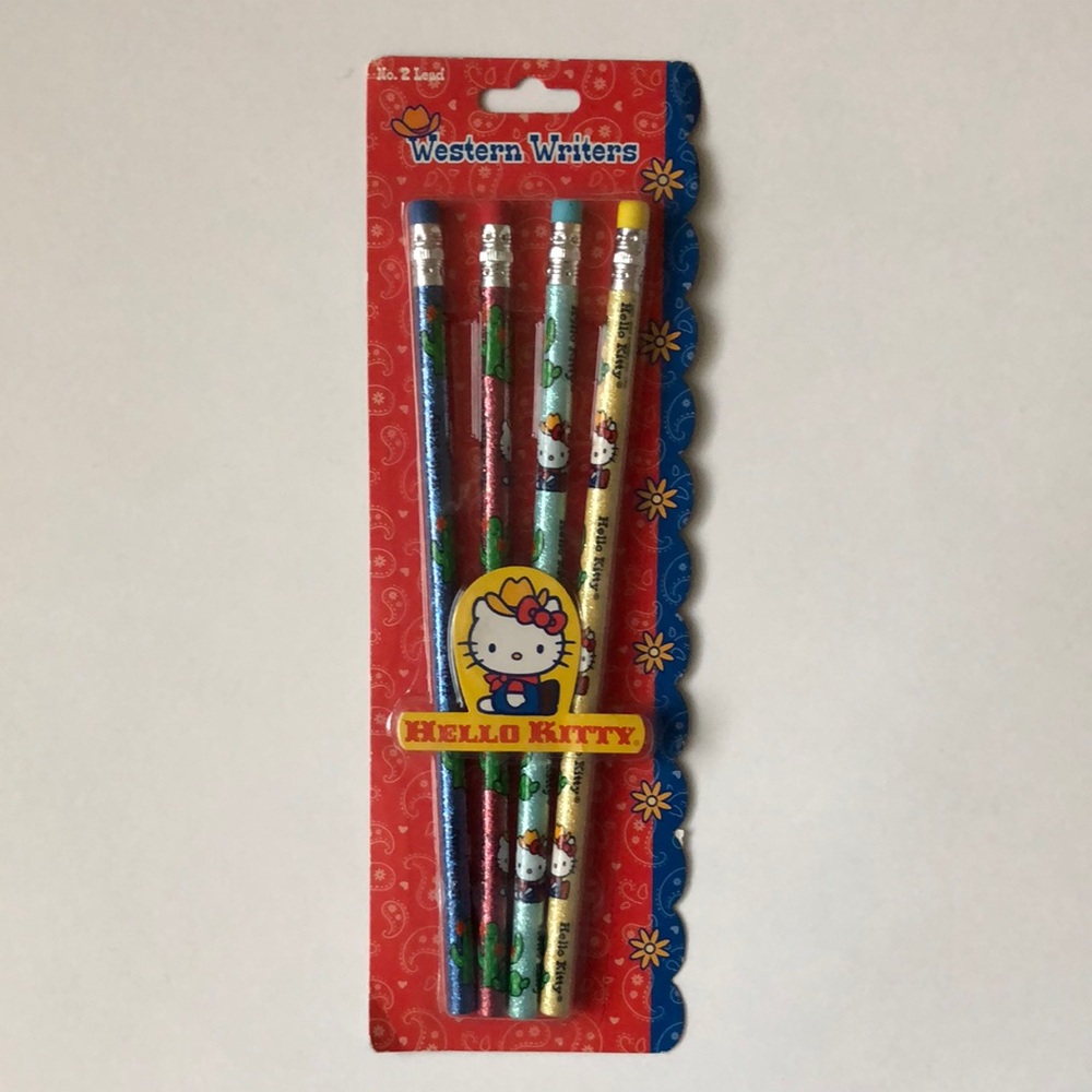 Hello Kitty Western Writers Pencil Set